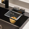 Suction cup drain strainer with 50 filter bags