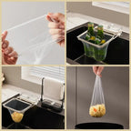 Suction cup drain strainer with 50 filter bags