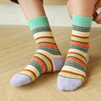 Woolina | Women's Wool Socks Set | 5 Pairs | Extra Thick & Warm | Autumn & Winter