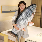 Giant Fish-Shaped Plush Pillow