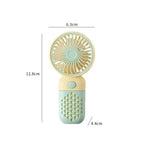 BriseBär Mini Hand Fan | Portable & Rechargeable | Quiet & Fragrance Function | Pastel Colors