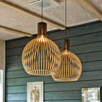 Natura Orb Bamboo Pendant Lamp – Handmade Hanging Lamp