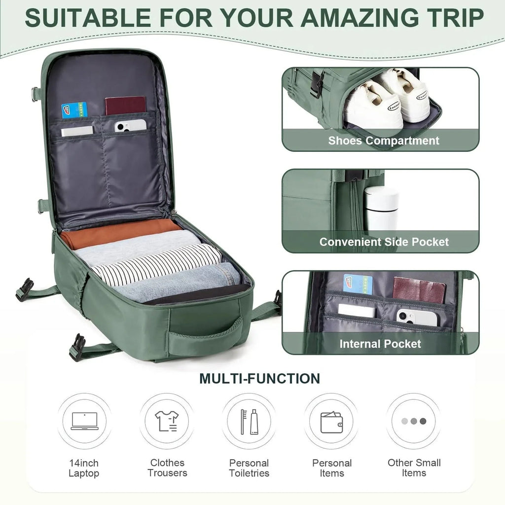 Compact & functional for hand luggage