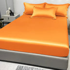 SatinDreams Luxury Fitted Sheet | Silky Satin Bed Sheet | Breathable & Cooling | Wrinkle-Free | Easy Care