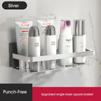 Stylish & Practical No-Drill Shower Corner Shelf – Space-Saving Bathroom Storage Rack
