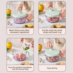 Manual Portable Fresh Cut Veggie Chopper