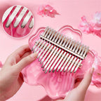 Cherry Blossom Kalimba Acrylic Thumb Piano