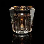 Exclusive light made of metal and crystal