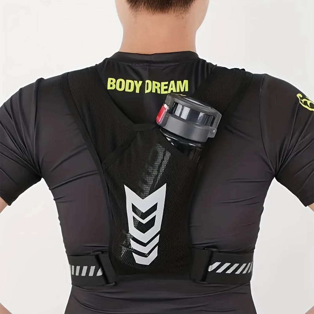 Ultra Light Running Vest with Phone Pocket and Hydration Bottle Holder for Outdoor Sports