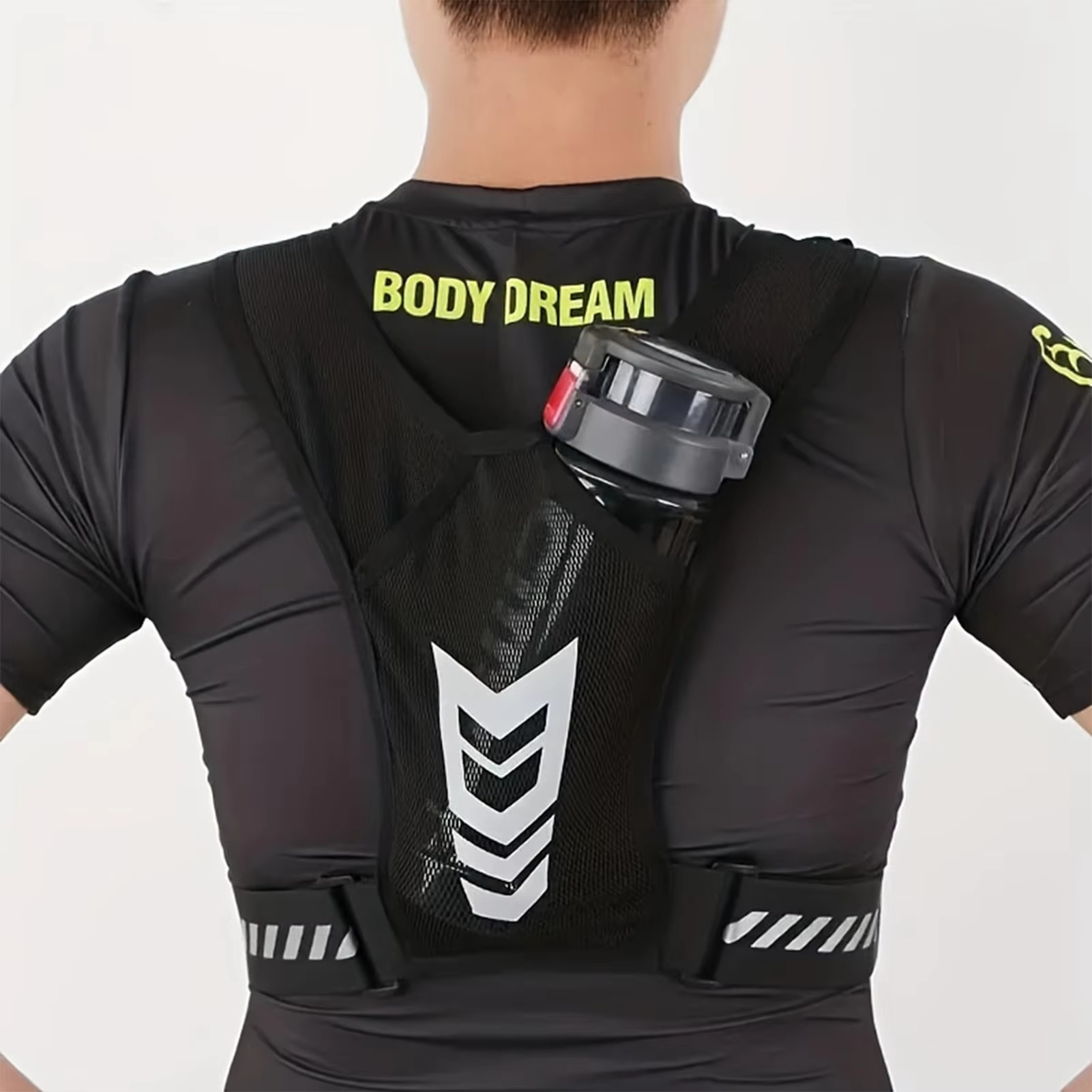 Ultra Light Running Vest with Phone Pocket and Hydration Bottle Holder for Outdoor Sports