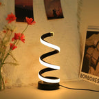 Modern Spiral LED Table Lamp