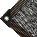 Black shade cloth sunblock mesh cover