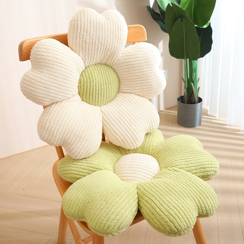 Fluffy Clover Flowers Pillow