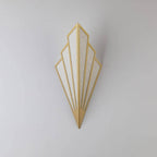 Fan-shaped Art Deco Wall Light