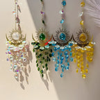Radiant Moonlit Quartz Prism Suncatcher