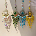 Radiant Moonlit Quartz Prism Suncatcher