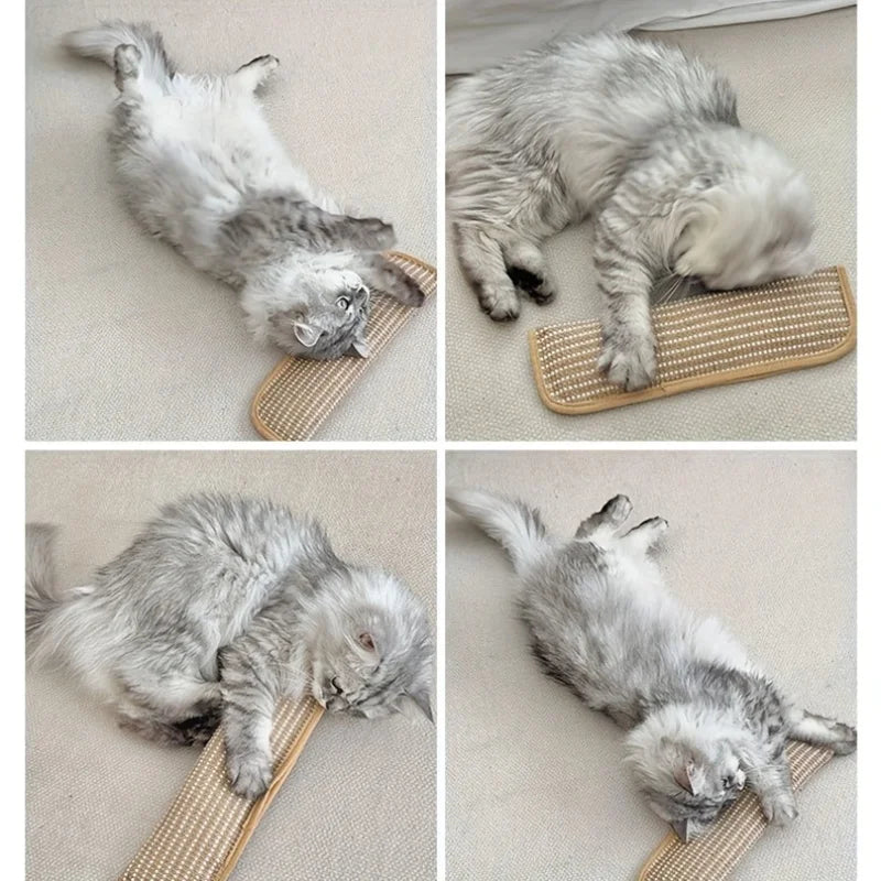 Scratching pillow for cats with catnip durable and sturdy
