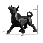 ToroArte Bull Sculpture | Nordic Design | Resin Figure Modern | 35 cm / 26 cm