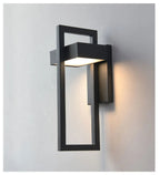 LED Outdoor Wall Light | Waterproof & Vintage Design | 10W | Black Aluminium