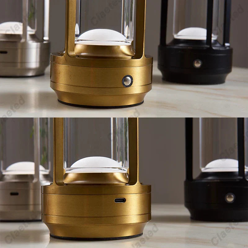 – Portable Wireless LED Lantern with Charging Station