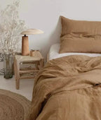 Designer Lamp with Natural Wood