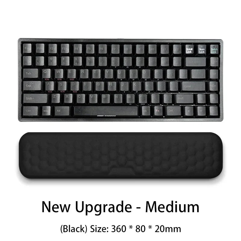 ErgoLuxe GelPad | Comfort Mousepad | Wrist Rest & Massage | Silicone & Memory Foam