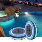 AquaGlow Solar Pool Light | Floating & Waterproof | Blue LED | 11.6×2.5 cm