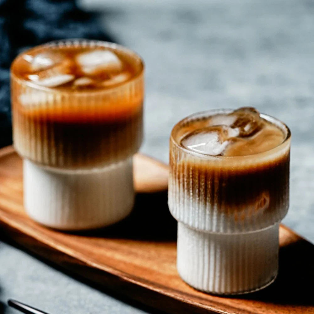Ribbed Glasses 4-Piece Set