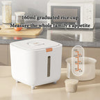 Rice Storage Box 5–10kg Airtight Moisture & Insect Resistant with Measuring Cup – GrainSafe