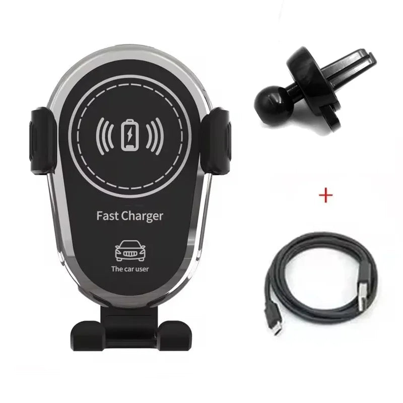 Voltano Auto Phone Holder | Wireless & Fast Charging | Automatically Locking | For Air Vent