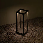 Wireless table lamp with rechargeable battery