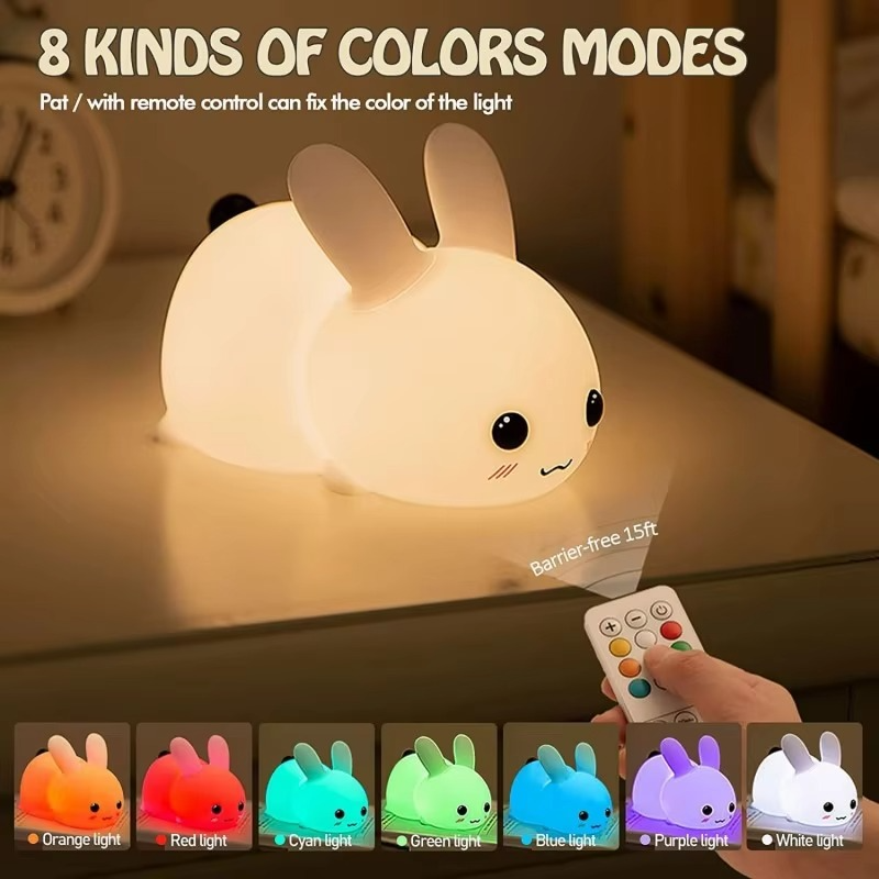 Enchanting Jade Rabbit LED Night Light
