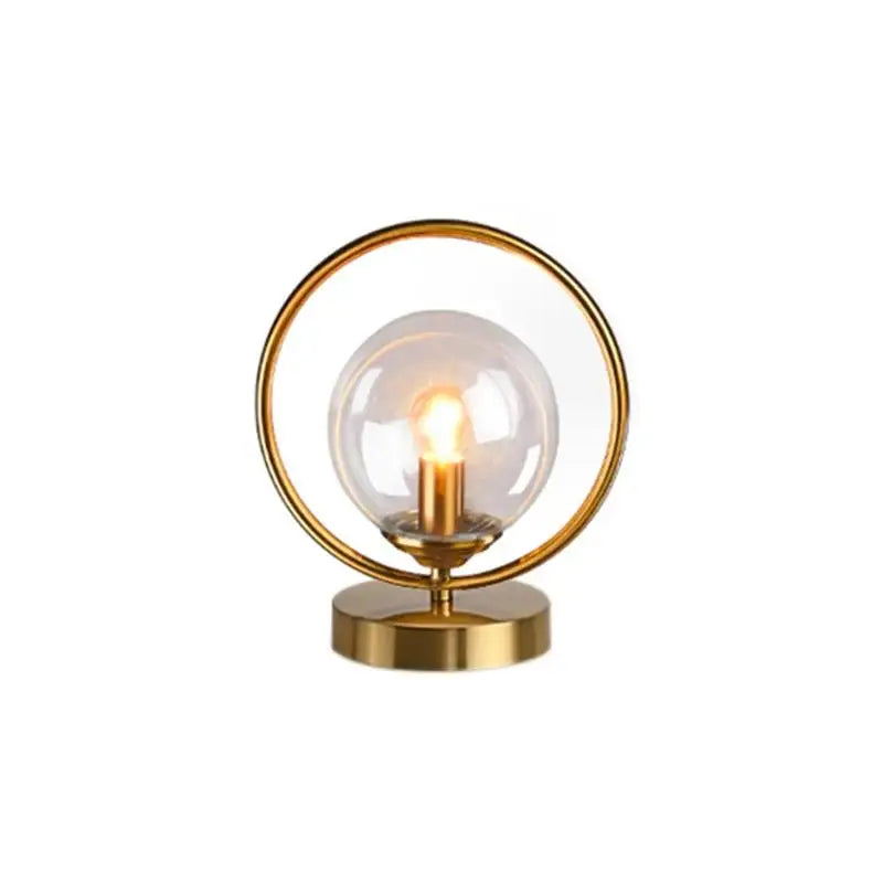 Glass Lamp with Luxurious Finish