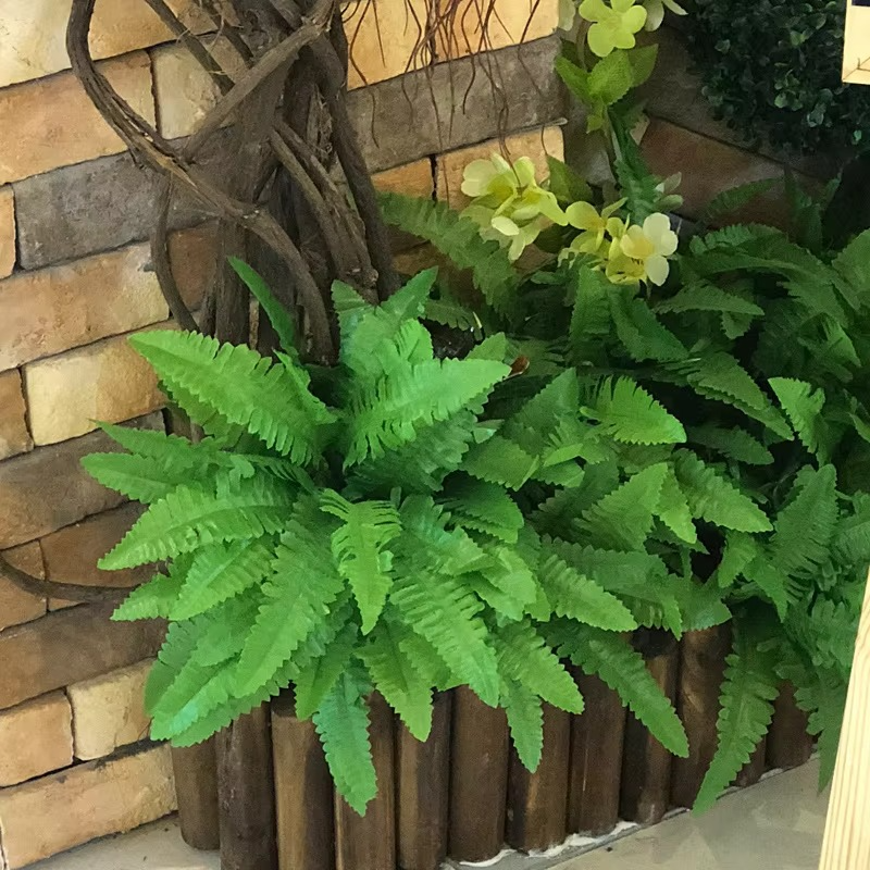 UV-Resistant Lifelike Boston Fern for Outdoor and Indoor Decor