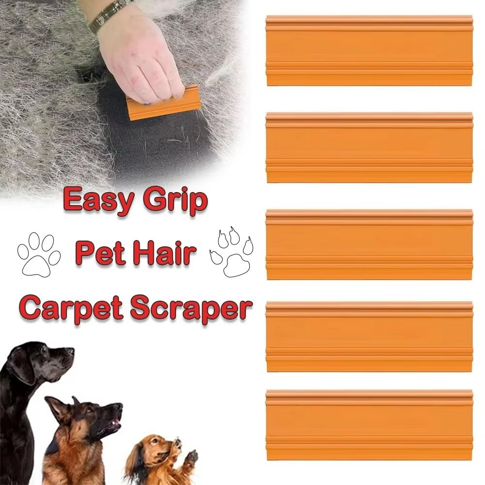 Easy Grip Pet Hair Removal Tool for Home Carpets and Upholstery