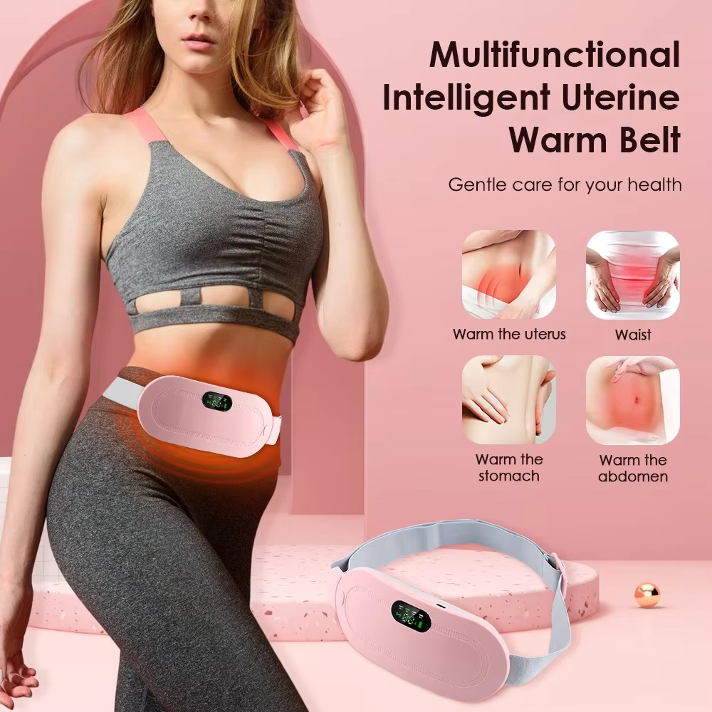 Heated Massage Belt with Intelligent Warming Therapy for Menstrual Comfort