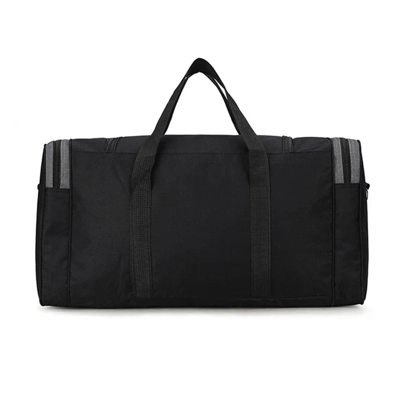 Travinero Foldable Travel Bag Men | Large Capacity | Waterproof Shoulder Bag for Business Trips & Short Trips | Sports & Leisure Bag