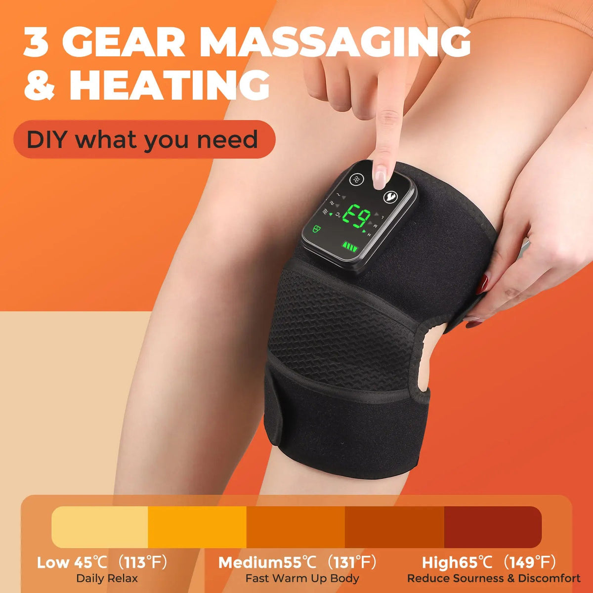 Compress Vibration Therapy Smart Heated Massager