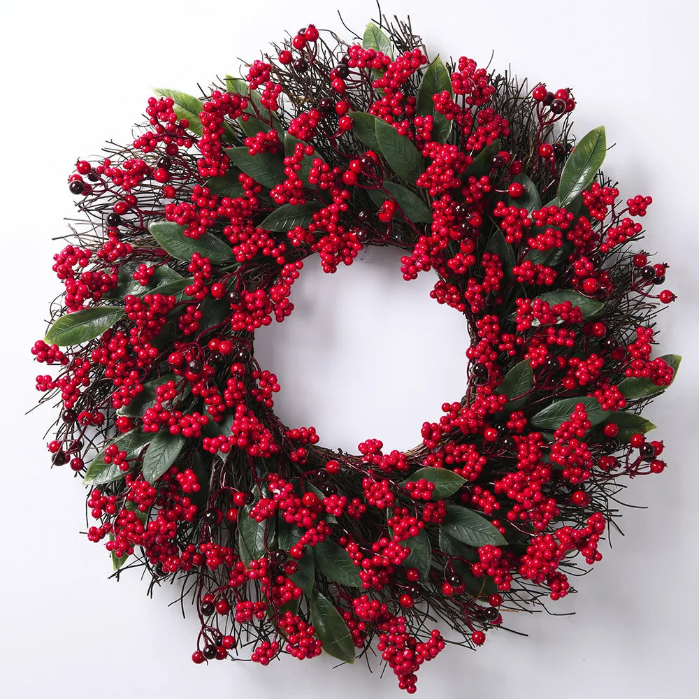 Red Berry Christmas Wreaths