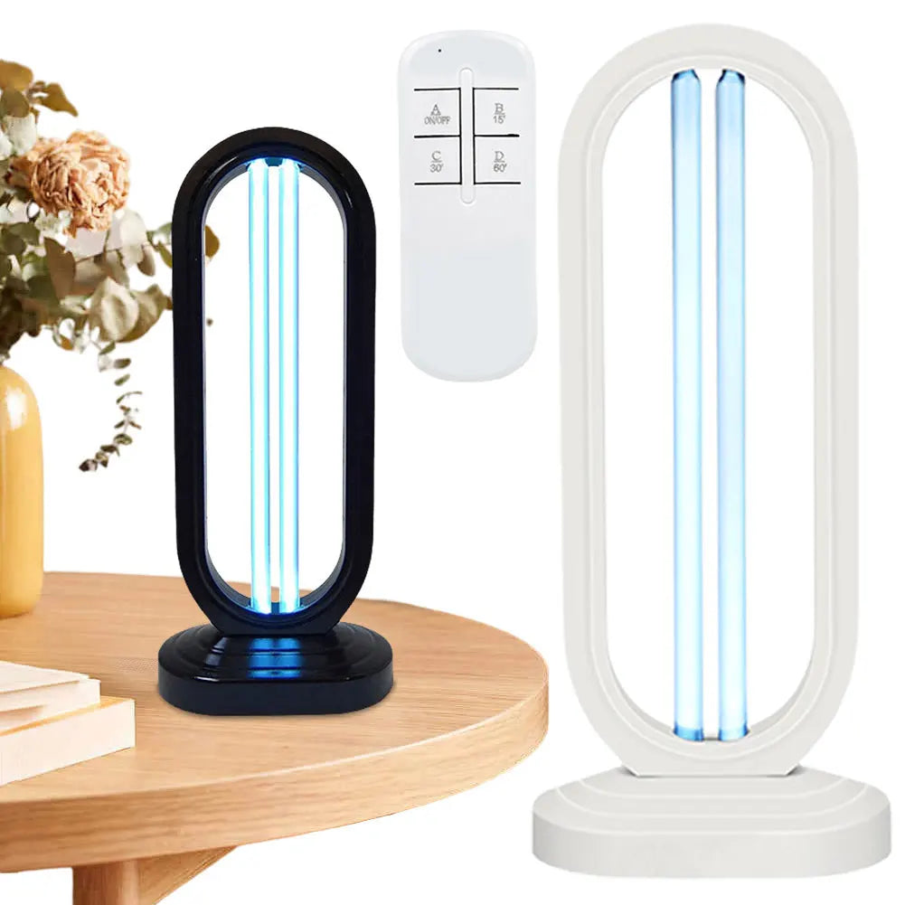 Purevia UV-C Disinfection Lamp | 38W | With Remote Control & 3 Timer Levels | UV + Ozone | 41.5 × 18 cm