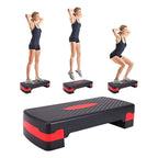 Adjustable fitness stepper for versatile home workouts