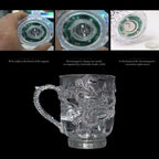 1 piece color changing luminous LED dragon mug water activated lights beer coffee milk tea wine whiskey bar cup travel creative gift