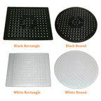 Rubberin Non-slip Sink Mat Made of Rubber | Heat-resistant Draining Mat & Base | Soft Silicone Mat for Kitchen & Bathroom | Rectangular or Round