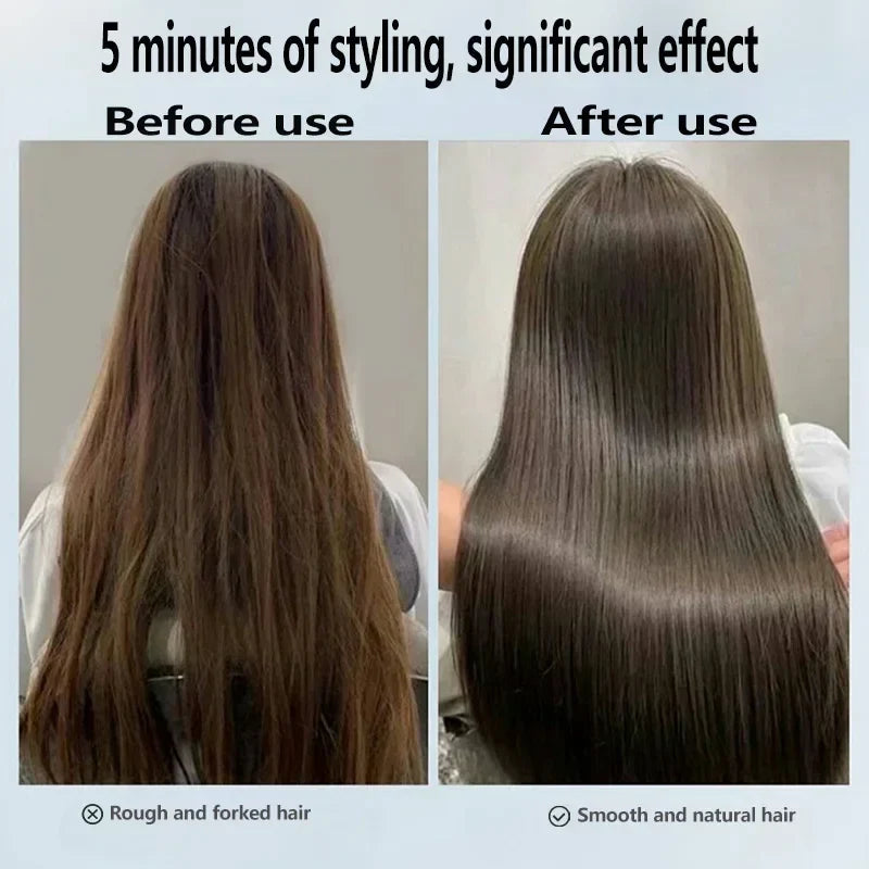 2-in-1 Hair Straightener & Dryer | Negative Ion Technology | Long-Lasting Styling