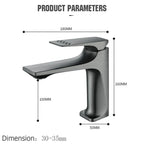 Elegant bathroom faucet - with single lever for timeless comfort