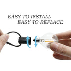 G40 bulbs, E12, 5 V, 110 V, 220 V, 1 W, plastic globe bulbs, string lights, for indoor and outdoor use, terrace, home, garden, decoration, warm white
