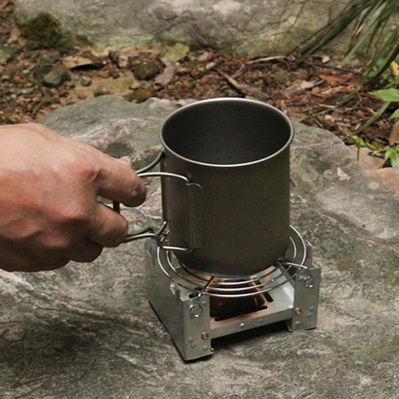 Ultra-Lightweight Folding Ironwood Pocket Size Burner