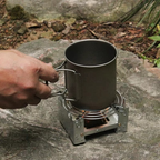 Ultra-Light Folding Pocket Stove – Compact, Durable Outdoor Iron Wood Burner