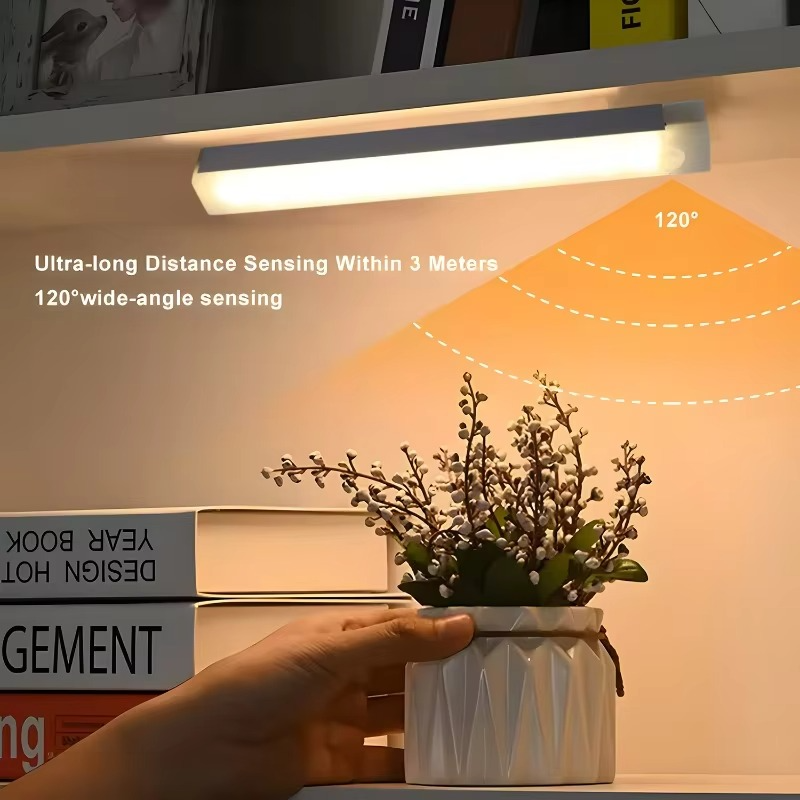 Smart Sensor LED Night Light - Motion-Activated, Dimmable & Rechargeable