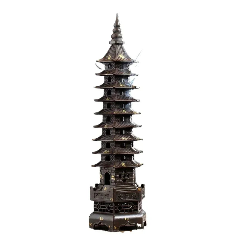 Zen Tower-Style Smoke Waterfall Incense Burner